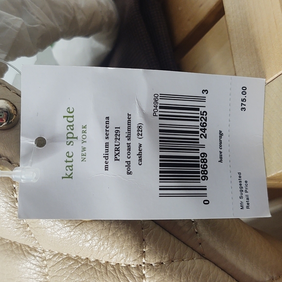 Kate Spade 💛 Gold Coast Shimmer Medium Serena 🆕 - Picture 6 of 10